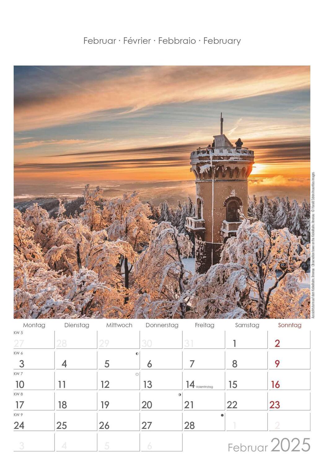 Bild: 4251732343361 | Thüringen 2025 - Bild-Kalender 23,7x34 cm - Regional-Kalender -...