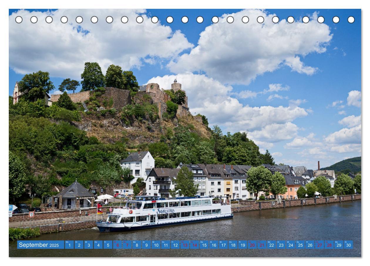 Bild: 9783457139295 | Idyllisches Saarburg (Tischkalender 2025 DIN A5 quer), CALVENDO...