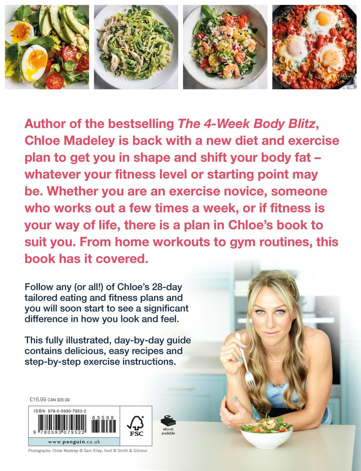 Rückseite: 9781787630116 | The Fat-loss Blitz | Chloe Madeley | Taschenbuch | Englisch | 2018