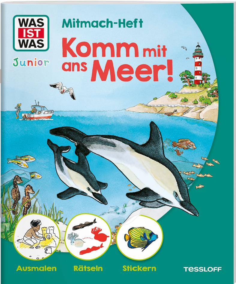 Cover: 9783788675424 | WAS IST WAS Junior Mitmach-Heft Komm mit ans Meer! | Christina Braun