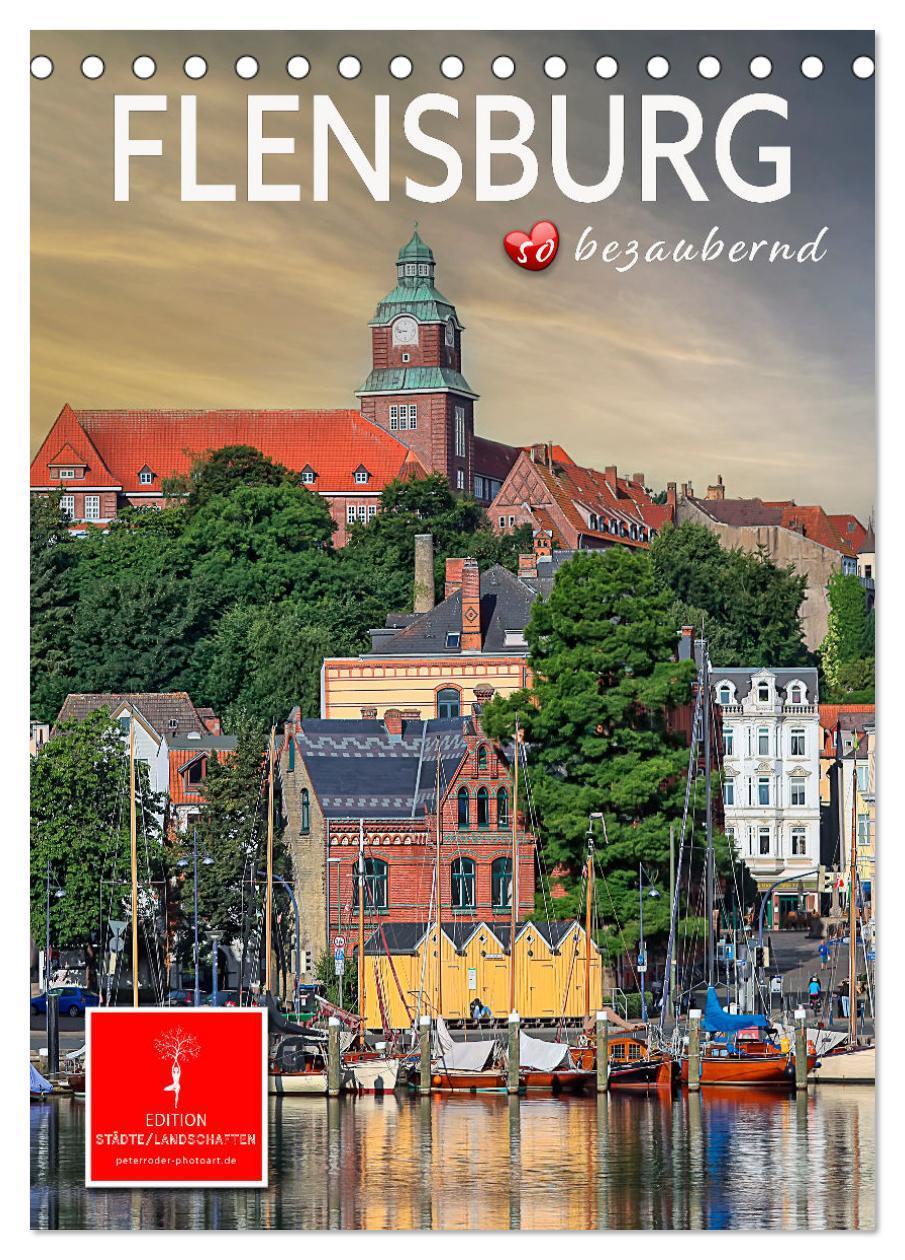 Cover: 9783435901678 | Flensburg - so bezaubernd (Tischkalender 2025 DIN A5 hoch),...