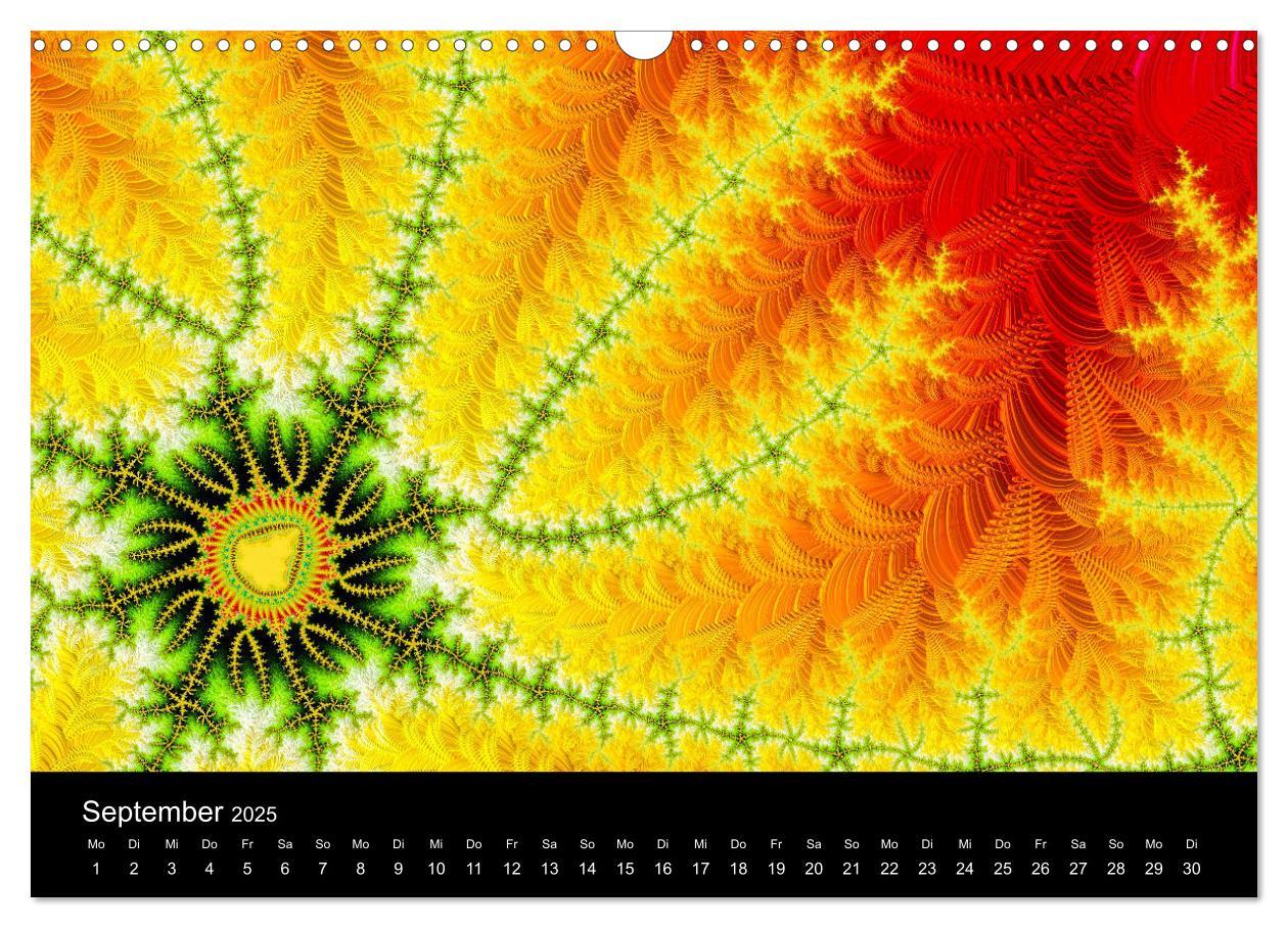 Bild: 9783435400553 | Fraktale - Farben - Formen 2025 (Wandkalender 2025 DIN A3 quer),...