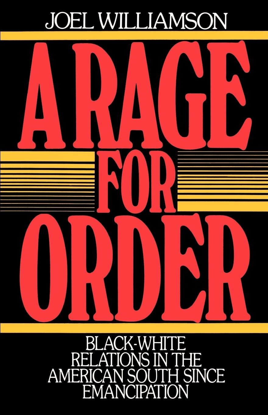 Cover: 9780195040258 | A Rage for Order | Joel Williamson | Taschenbuch | Englisch | 1986