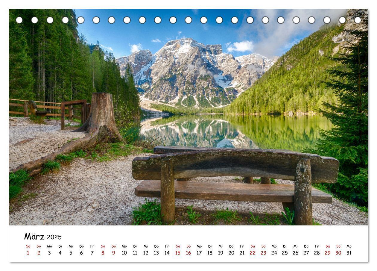 Bild: 9783435007356 | Schönste Berge der Alpen (Tischkalender 2025 DIN A5 quer), CALVENDO...