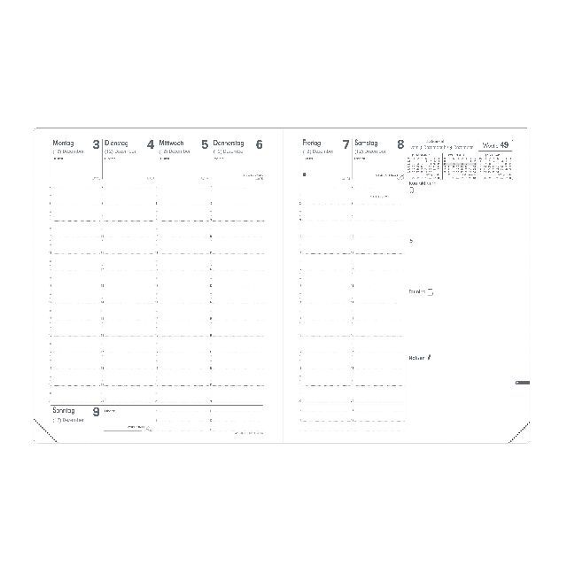 Bild: 3371010123872 | Pre 777, Kalender-Einlage | Kalender | Mit Eckperforation | Deutsch