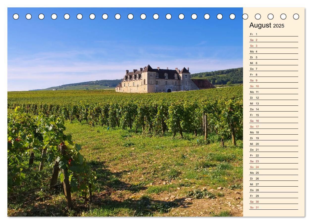 Bild: 9783435390984 | Burgund - Das grüne Herz Frankreichs (Tischkalender 2025 DIN A5...