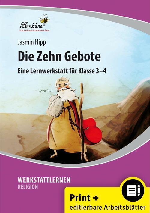 Cover: 9783956648533 | Die Zehn Gebote, m. 1 CD-ROM | Jasmin Hipp | Mappe | 55 S. | Deutsch