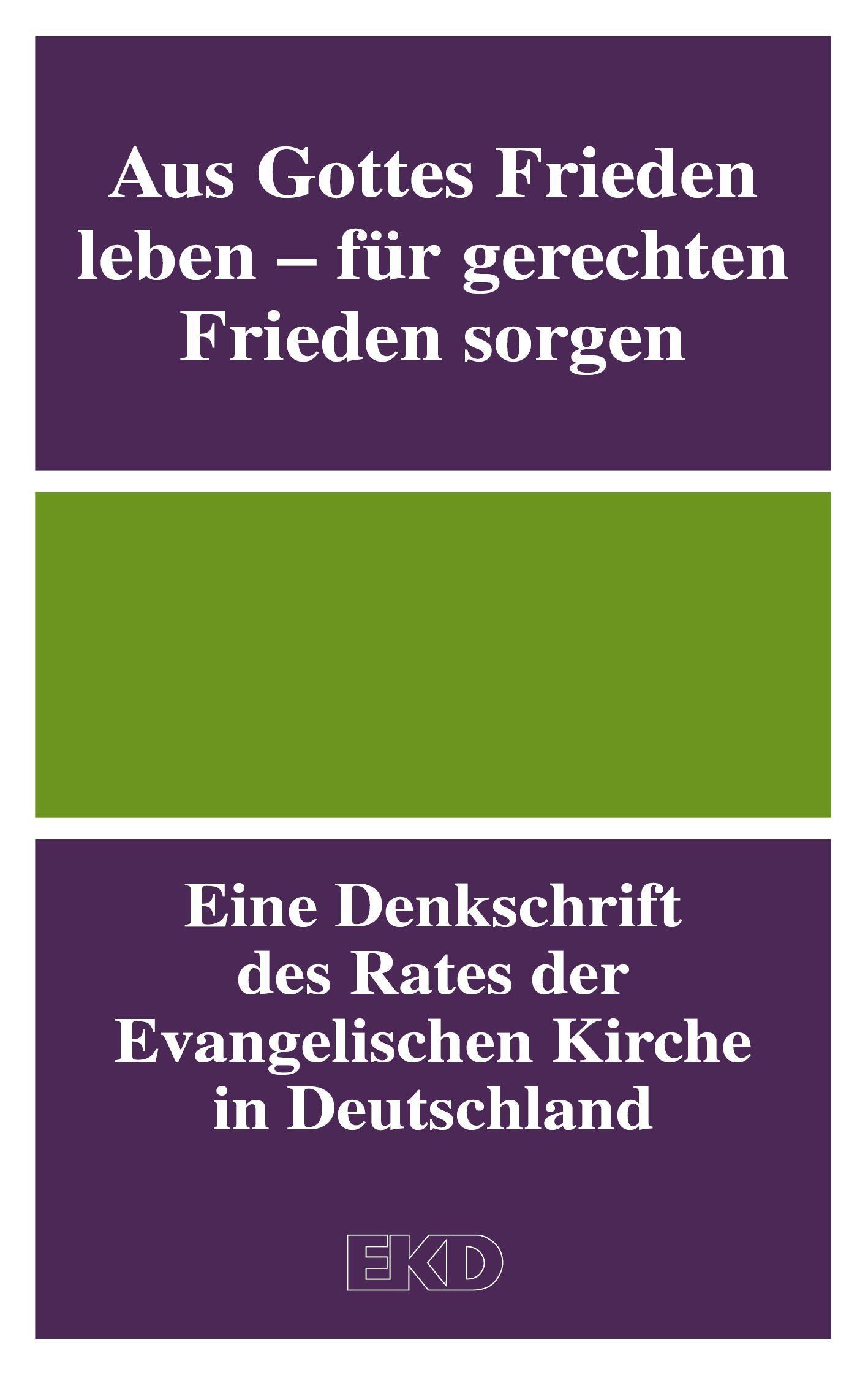 Cover: 9783579020815 | Aus Gottes Frieden leben - für gerechten Frieden sorgen | Taschenbuch