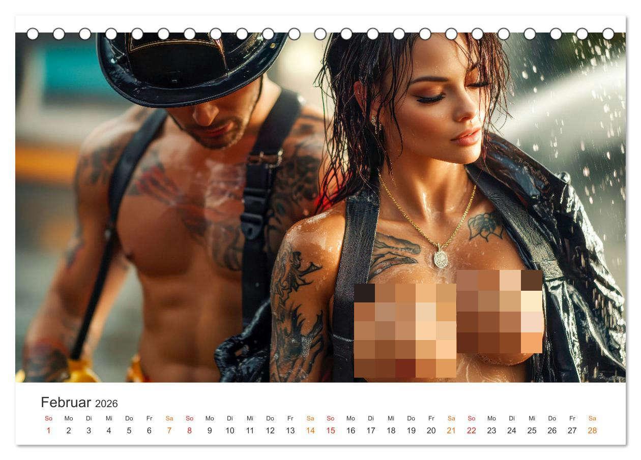 Bild: 9783457261156 | Feuerwehrfrauen - Feuer und Flamme (Tischkalender 2026 DIN A5...