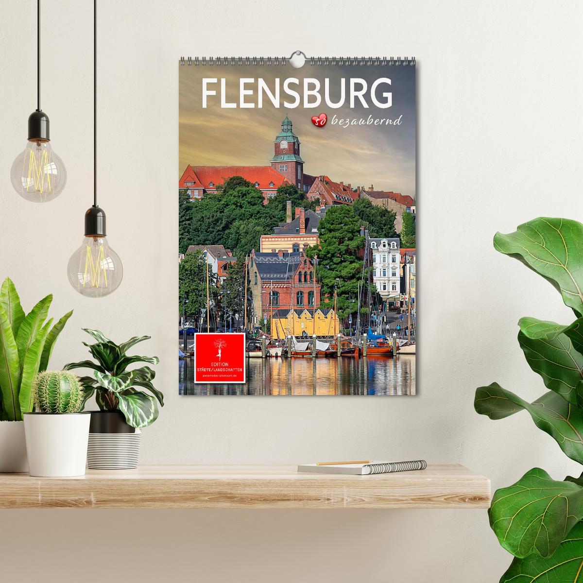 Bild: 9783435902095 | Flensburg - so bezaubernd (Wandkalender 2025 DIN A3 hoch), CALVENDO...