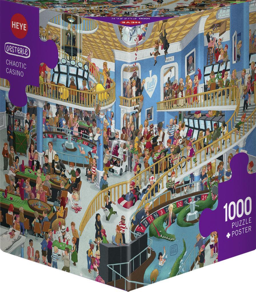 Cover: 4001689299347 | Chaotic Casino Puzzle 1000 Teile | Uli Oesterle | Spiel | 29934 | 2021