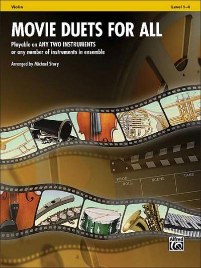 Cover: 38081373188 | Movie Duets for All: Violin, Level 1-4 | Taschenbuch | Buch | Englisch