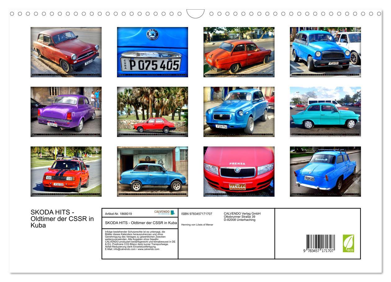 Bild: 9783457171707 | SKODA HITS - Oldtimer der CSSR in Kuba (Wandkalender 2025 DIN A3...