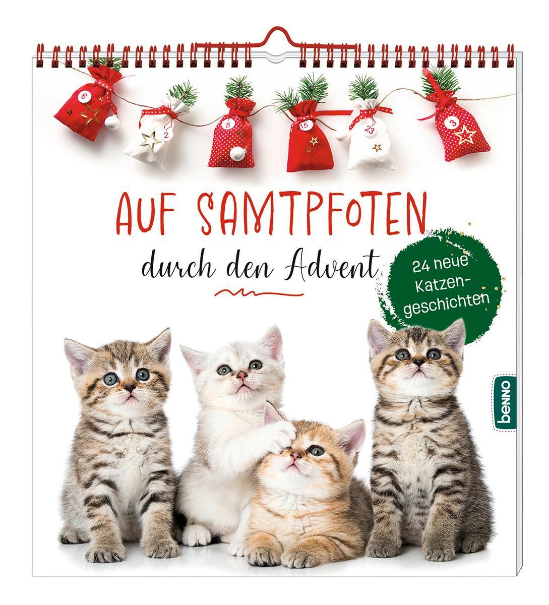 Cover: 9783746266138 | Auf Samtpfoten durch den Advent | 24 neue Katzengeschichten | Wendler