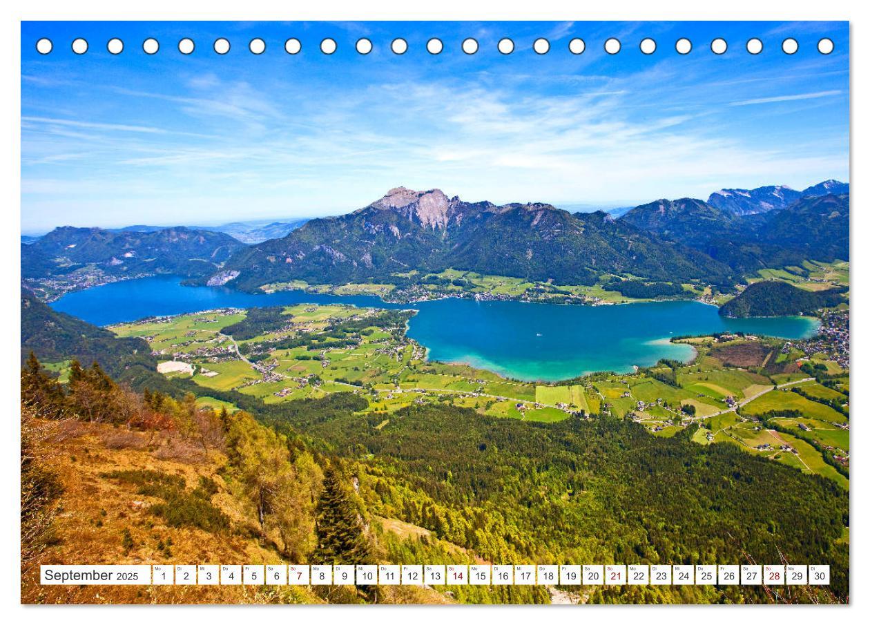 Bild: 9783435385140 | Der schöne Wolfgangsee im Salzkammergut (Tischkalender 2025 DIN A5...