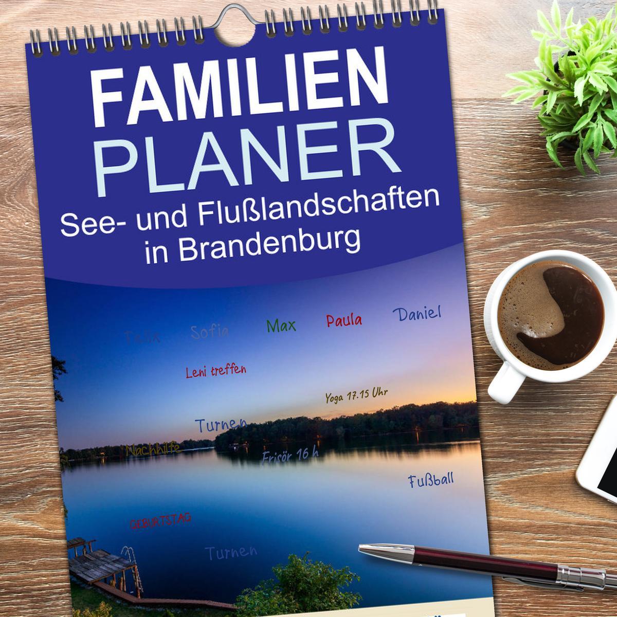 Bild: 9783457107072 | Familienplaner 2025 - See- und Flußlandschaften in Brandenburg mit...