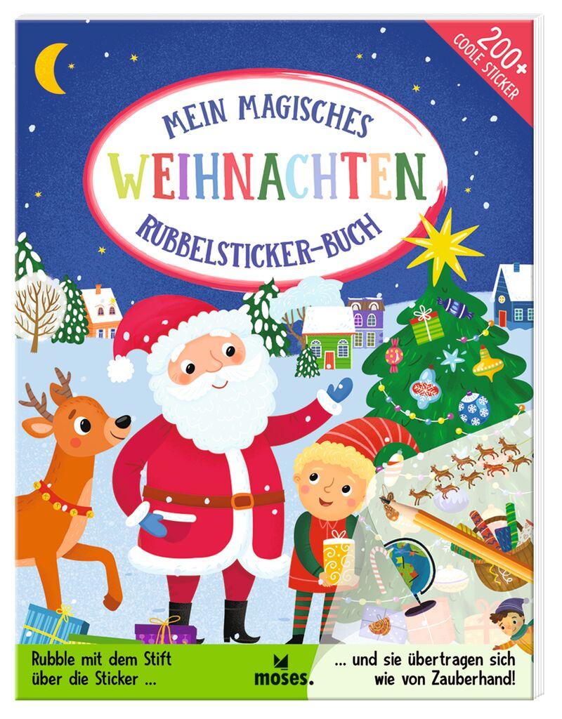 Cover: 9783964553249 | Mein magisches Rubbelsticker-Buch Weihnachten | Toni Stemp | Buch