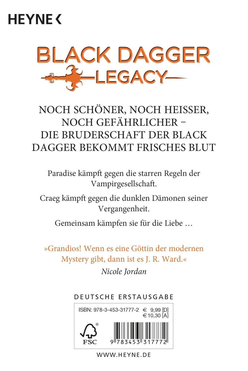 Bild: 9783453317772 | Kuss der Dämmerung - Black Dagger Legacy | J. R. Ward | Taschenbuch