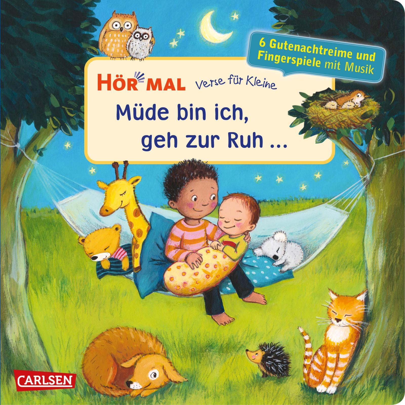 Cover: 9783551252883 | Hör mal (Soundbuch): Verse für Kleine: Müde bin ich, geh zur Ruh ...