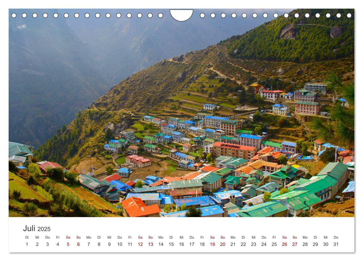 Bild: 9783435008636 | Nepal - Mitten im Himalaya (Wandkalender 2025 DIN A4 quer),...