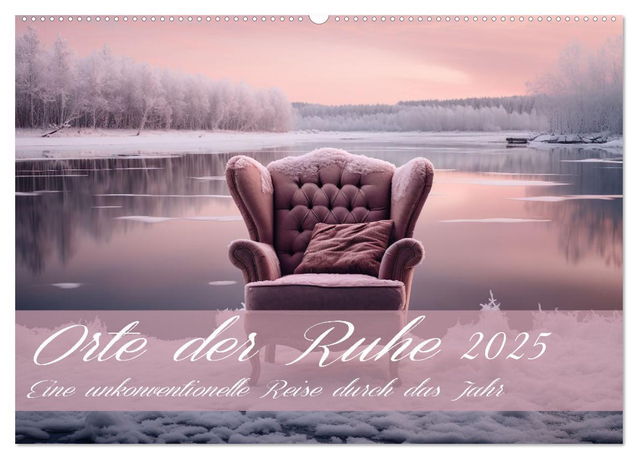 Cover: 9783383855313 | Orte der Ruhe (Wandkalender 2025 DIN A2 quer), CALVENDO Monatskalender