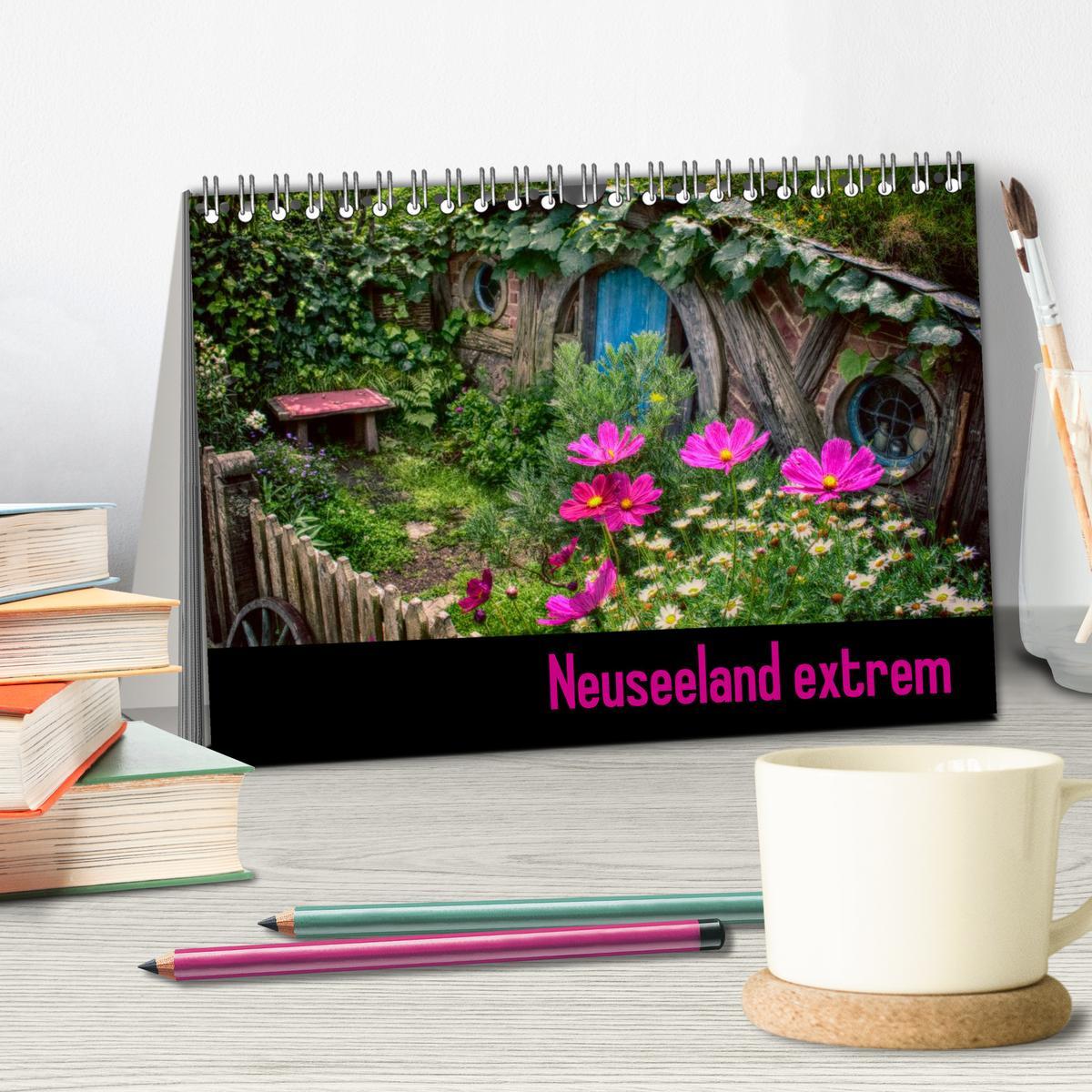 Bild: 9783435658718 | Neuseeland extrem (Tischkalender 2025 DIN A5 quer), CALVENDO...