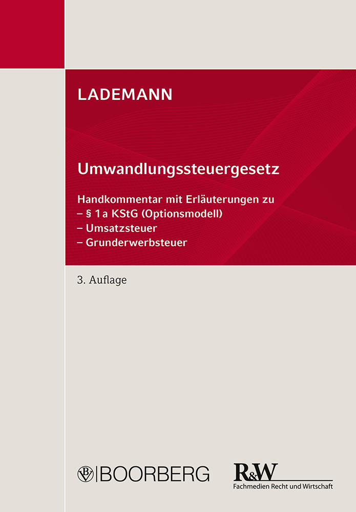 Cover: 9783415071278 | LADEMANN, Umwandlungssteuergesetz | Wjatscheslav Anissimov (u. a.)