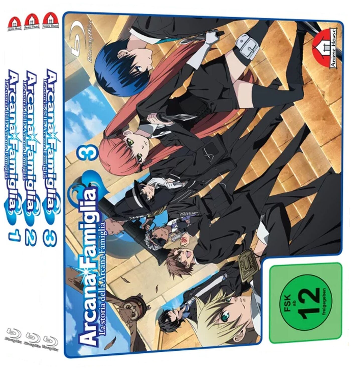 Cover: 4260039670131 | Arcana Famiglia | Vol. 01-03 / Blu-ray Bundle | Chiaki Kon | Blu-ray