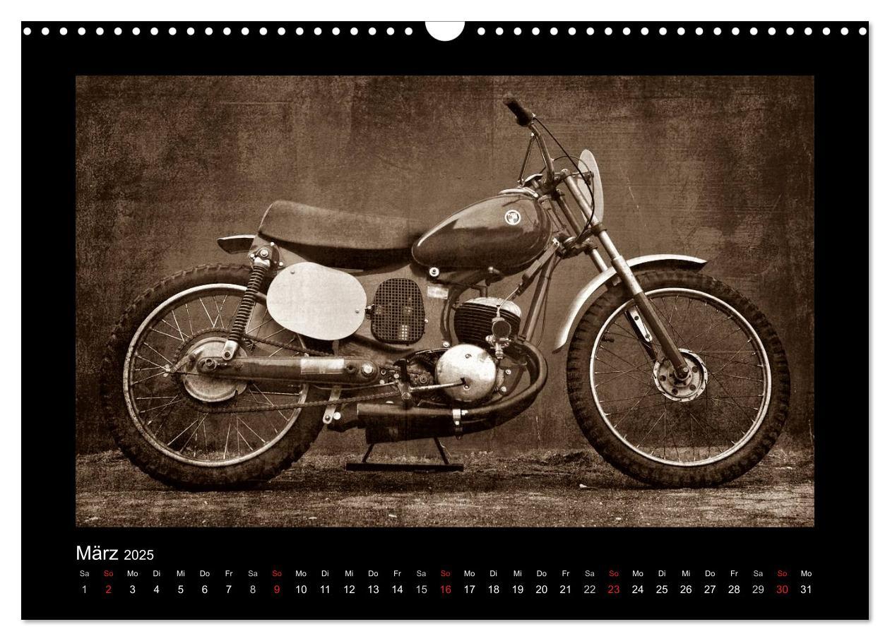 Bild: 9783435839100 | Motorrad Oldtimer (Wandkalender 2025 DIN A3 quer), CALVENDO...