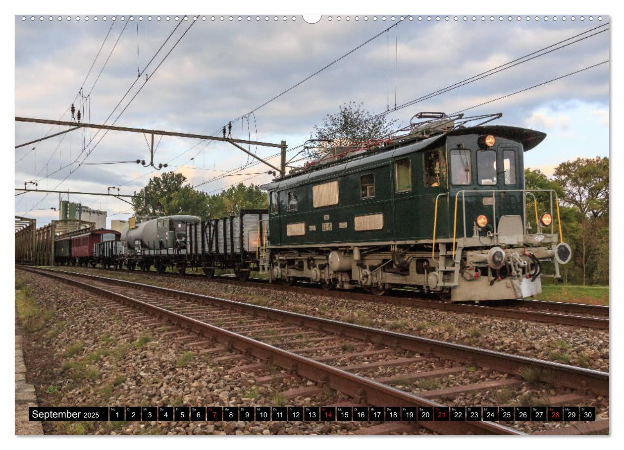 Bild: 9783435345649 | Eisenbahn-Nostalgie - Oldtimer auf Schweizer Schienen (Wandkalender...