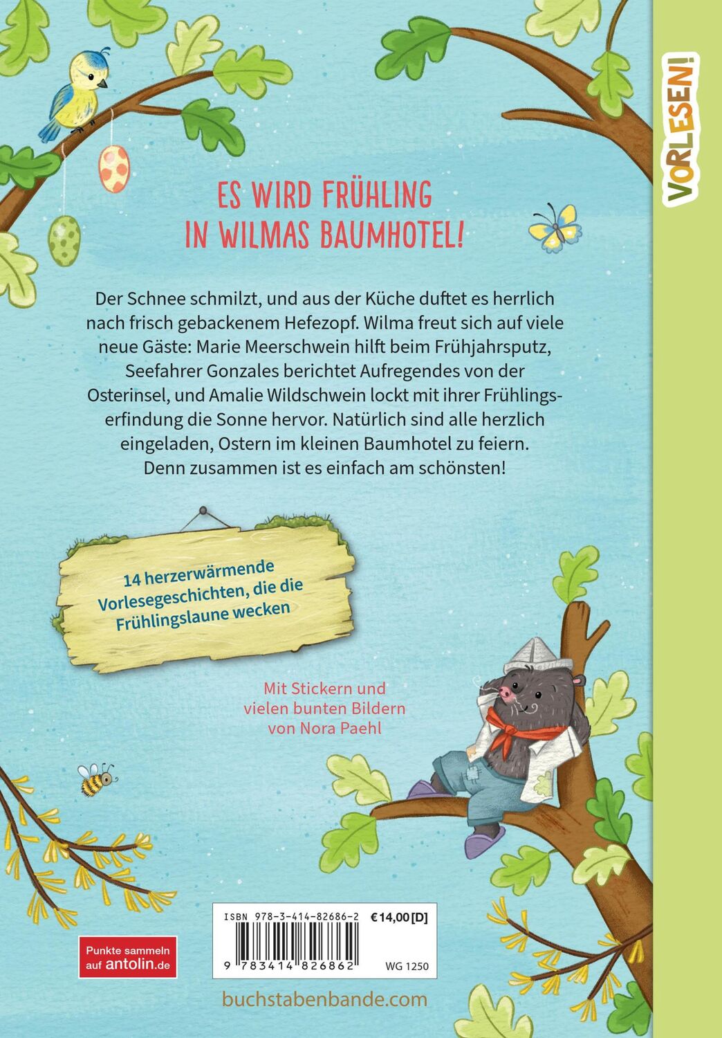 Bild: 9783414826862 | Wilma Walnuss - Frühling im kleinen Baumhotel (Band 2) | Volk | Buch