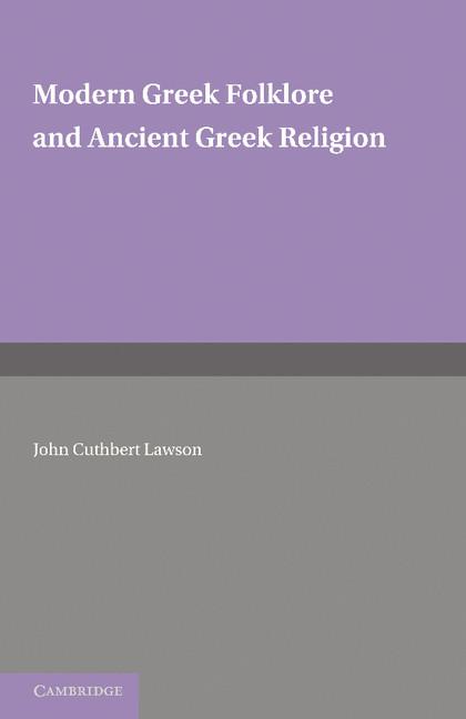 Cover: 9781107677036 | Modern Greek Folklore and Ancient Greek Religion | Lawson | Buch