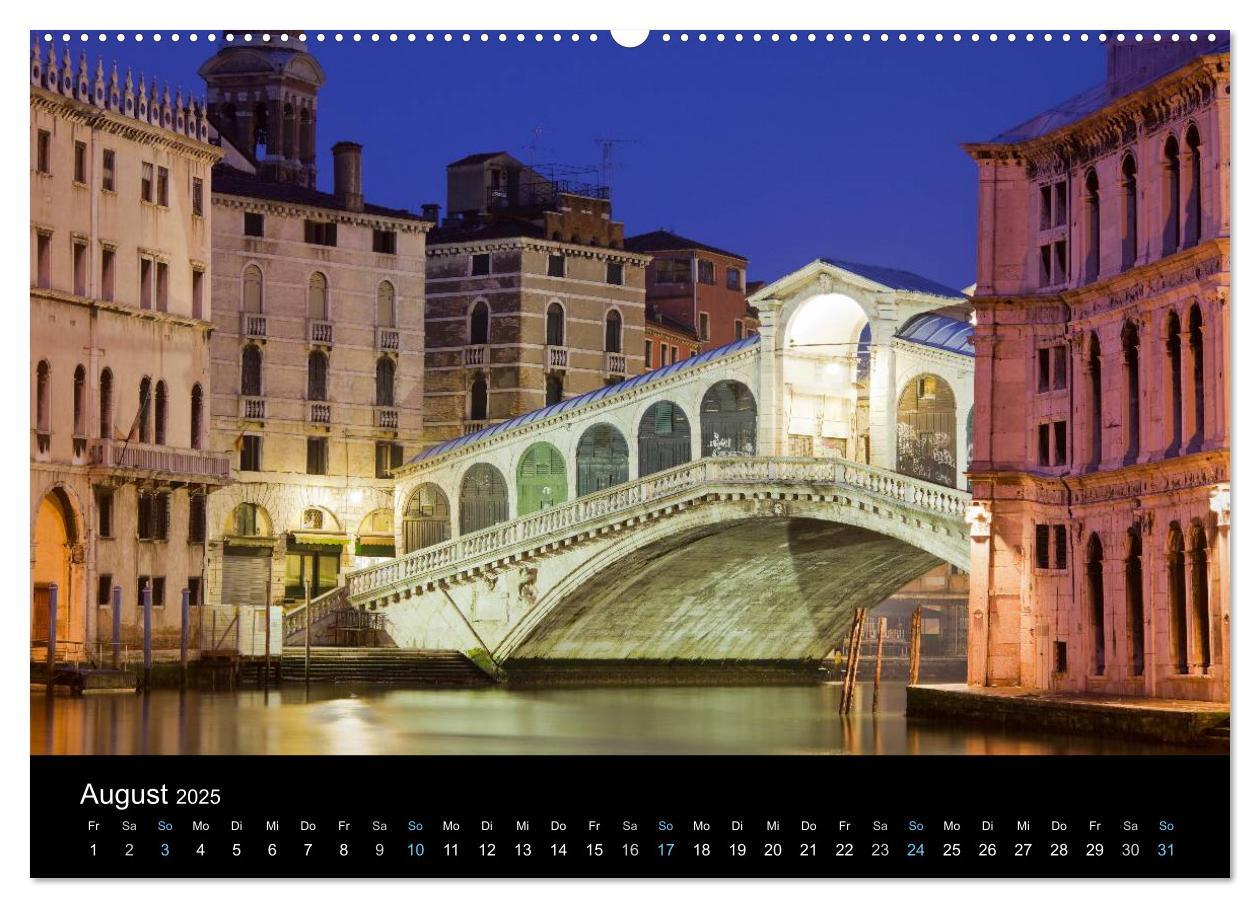 Bild: 9783435564934 | Venedig bei Nacht 2025 (Wandkalender 2025 DIN A2 quer), CALVENDO...