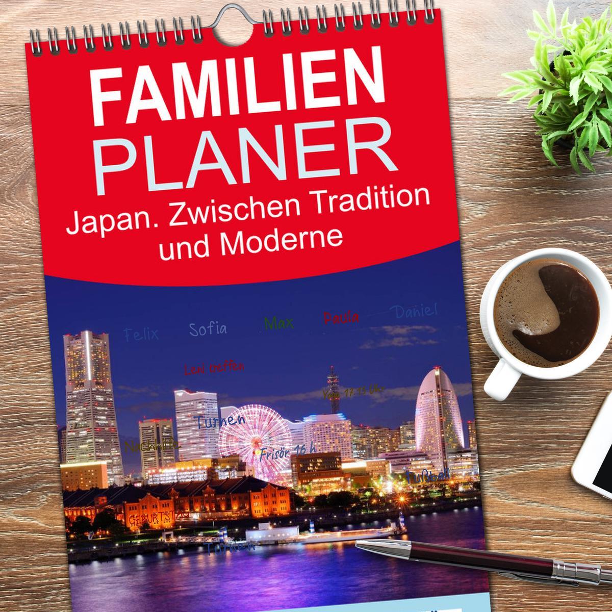 Bild: 9783457113691 | Familienplaner 2025 - Japan. Zwischen Tradition und Moderne mit 5...