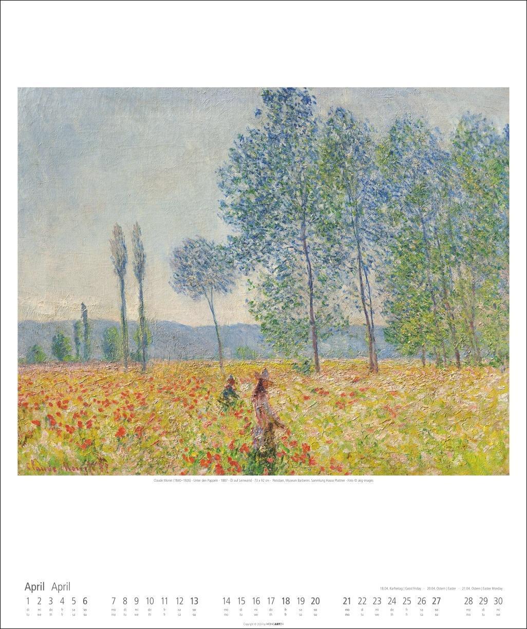 Bild: 9783839900178 | Claude Monet Kalender 2025 | Kalender | Spiralbindung | 14 S. | 2025