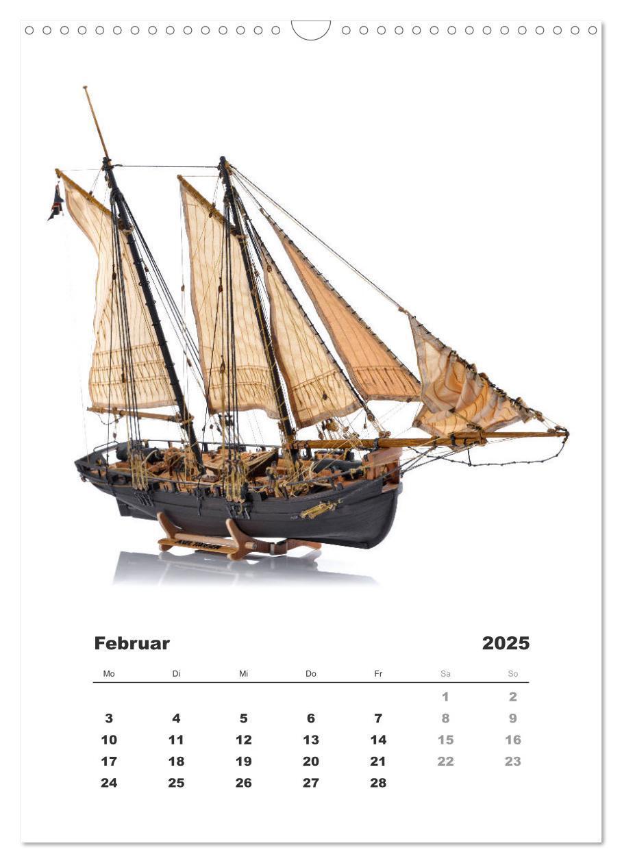 Bild: 9783435961580 | Historische Segelschiffe - Modellbau (Wandkalender 2025 DIN A3...