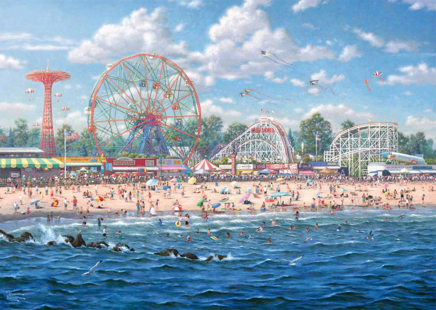 Bild: 4001504573652 | Coney Island | Puzzle Thomas Kinkade 1.000 Teile | Spiel | Deutsch