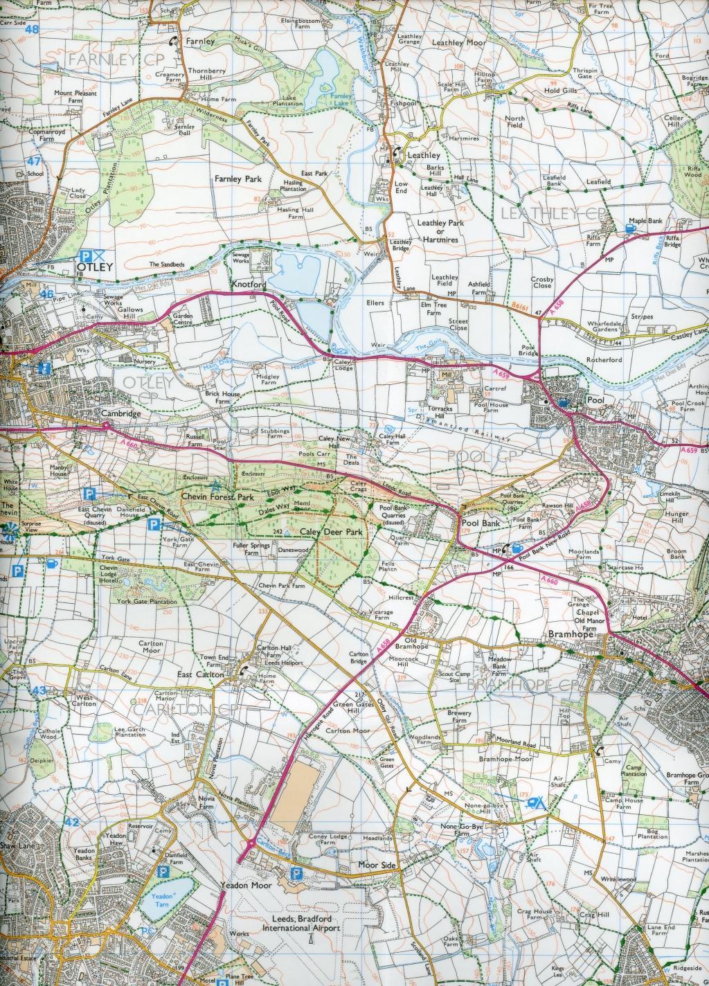 Bild: 9780319471692 | Lower Wharfedale and Washburn Valley | Ordnance Survey | (Land-)Karte