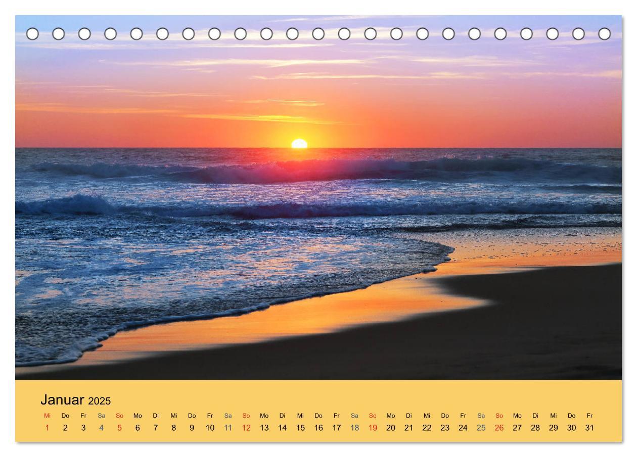 Bild: 9783435747702 | Sonnenuntergänge an der Atlantikküste (Tischkalender 2025 DIN A5...