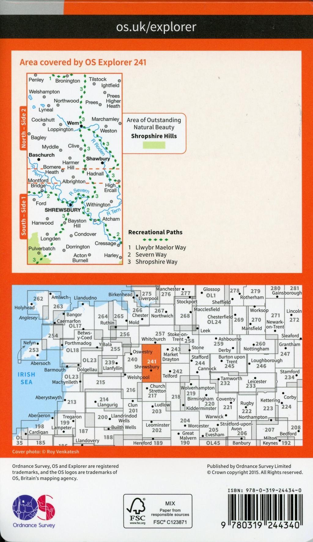 Bild: 9780319244340 | Shrewsbury | Ordnance Survey | (Land-)Karte | Karte/Landkarte | 2015