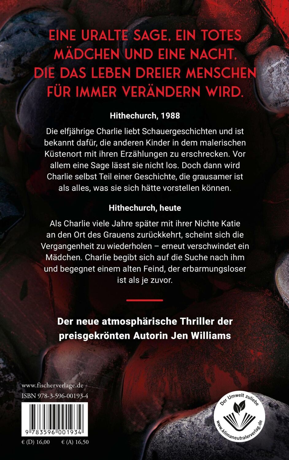 Rückseite: 9783596001934 | Die Totenbraut | Thriller | Jen Williams | Taschenbuch | 416 S. | 2023