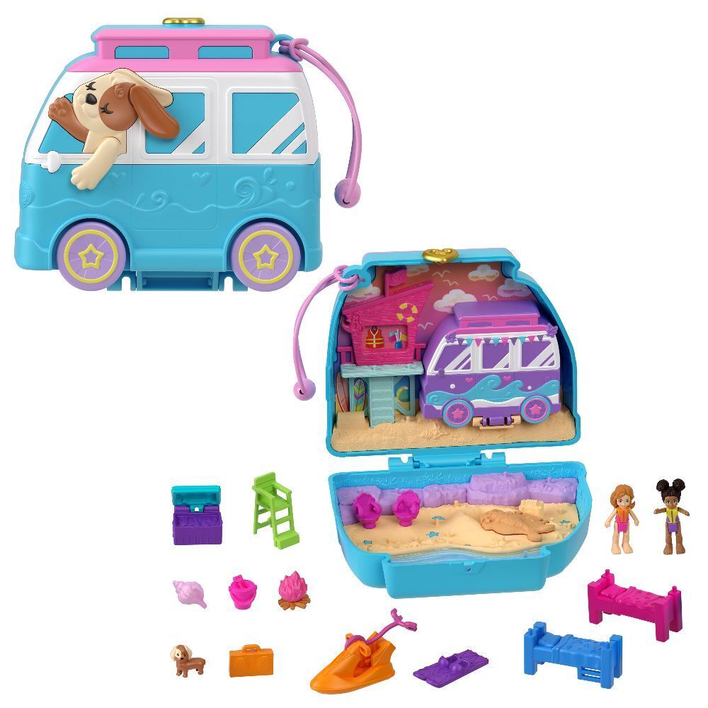 Bild: 194735173808 | Polly Pocket Seaside Puppy Ride | Stück | Blister | HRD36 | Mattel