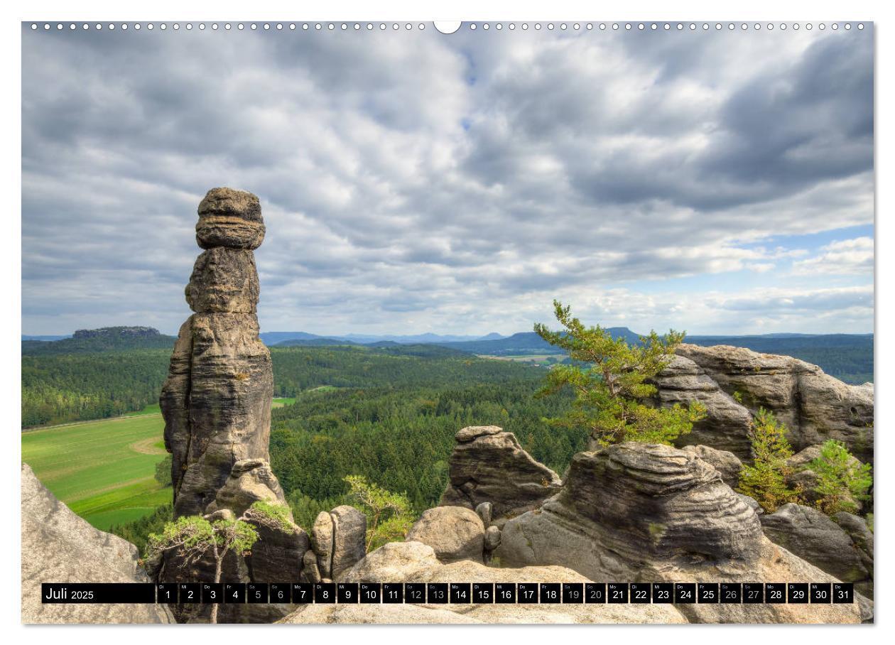 Bild: 9783435351138 | Wunderschönes Elbsandsteingebirge (Wandkalender 2025 DIN A2 quer),...