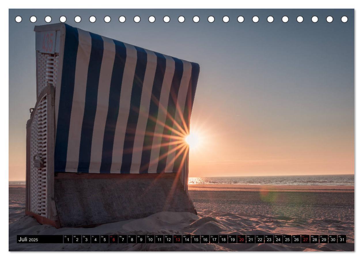 Bild: 9783435156498 | Mein Jahr auf Norderney (Tischkalender 2025 DIN A5 quer), CALVENDO...