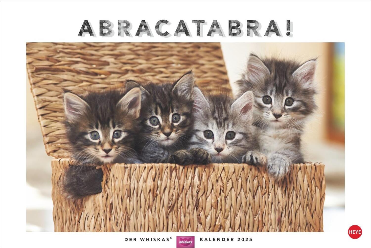 Cover: 9783756404971 | Whiskas Katzenkalender 2025 | Heye | Kalender | Spiralbindung | 14 S.