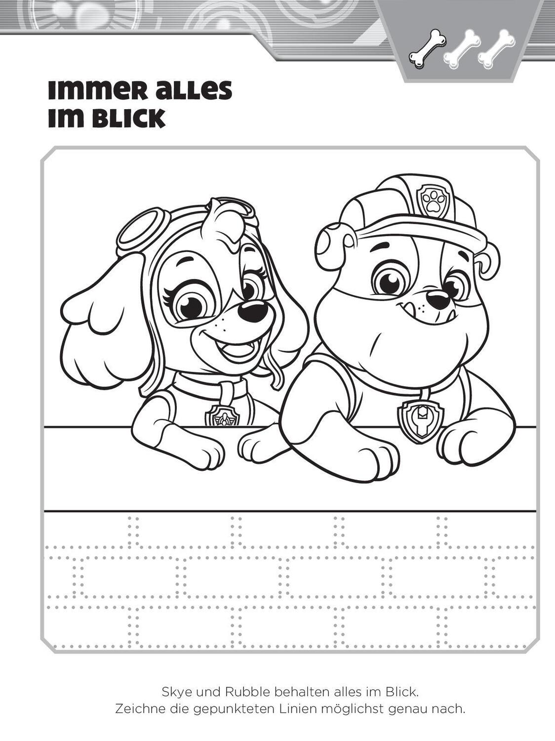 Bild: 9783849932695 | Lernen mit der PAW Patrol: Von Punkt zu Punkt. Mein Vorschulbuch