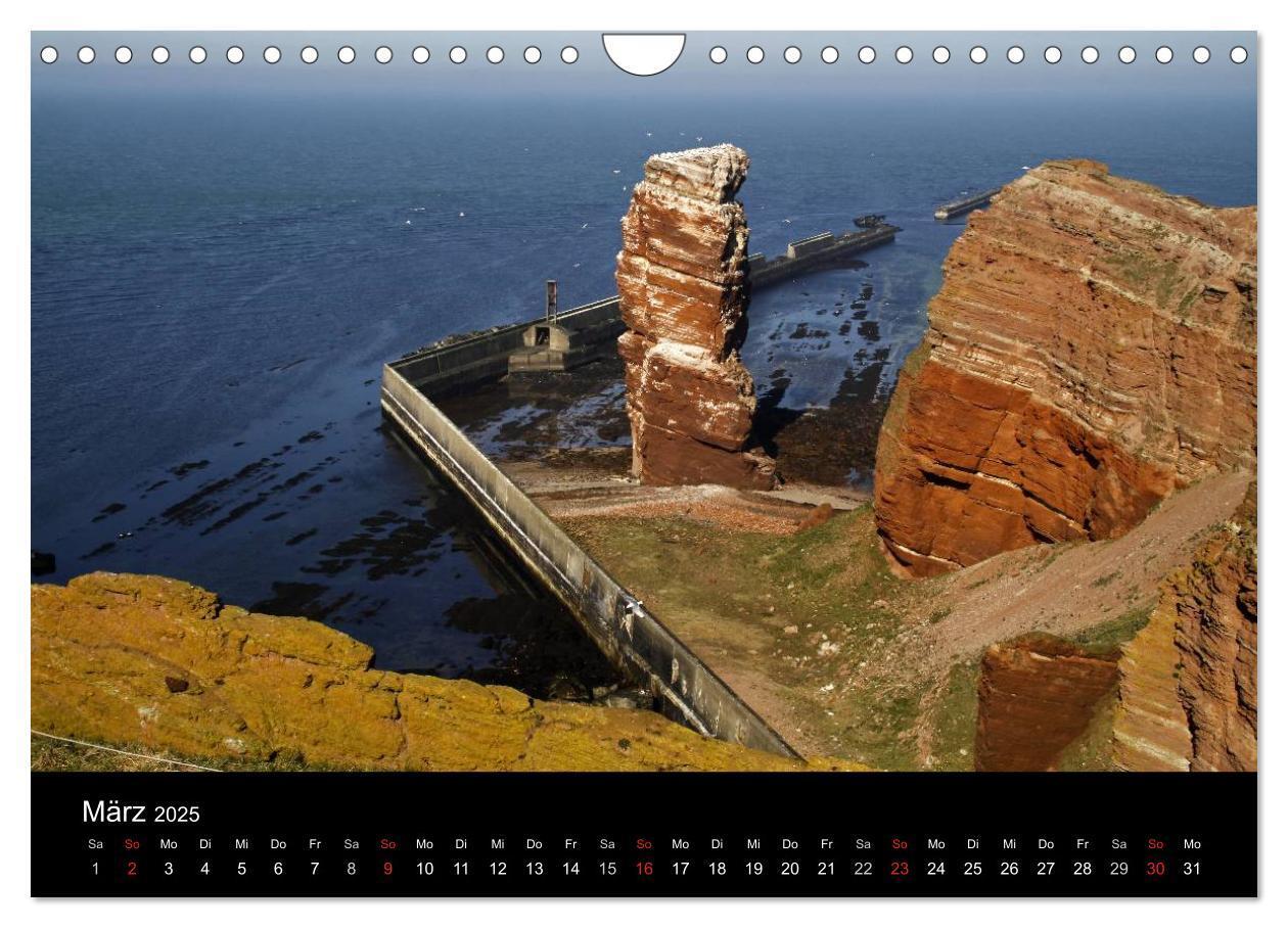 Bild: 9783435769063 | Helgoland (Wandkalender 2025 DIN A4 quer), CALVENDO Monatskalender