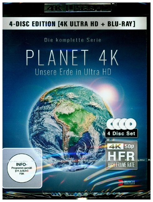 Cover: 4260080327282 | Planet HD - Unsere Erde 4K, 2 UHD-Blu-ray + 2 Blu-ray | Alexander Sass