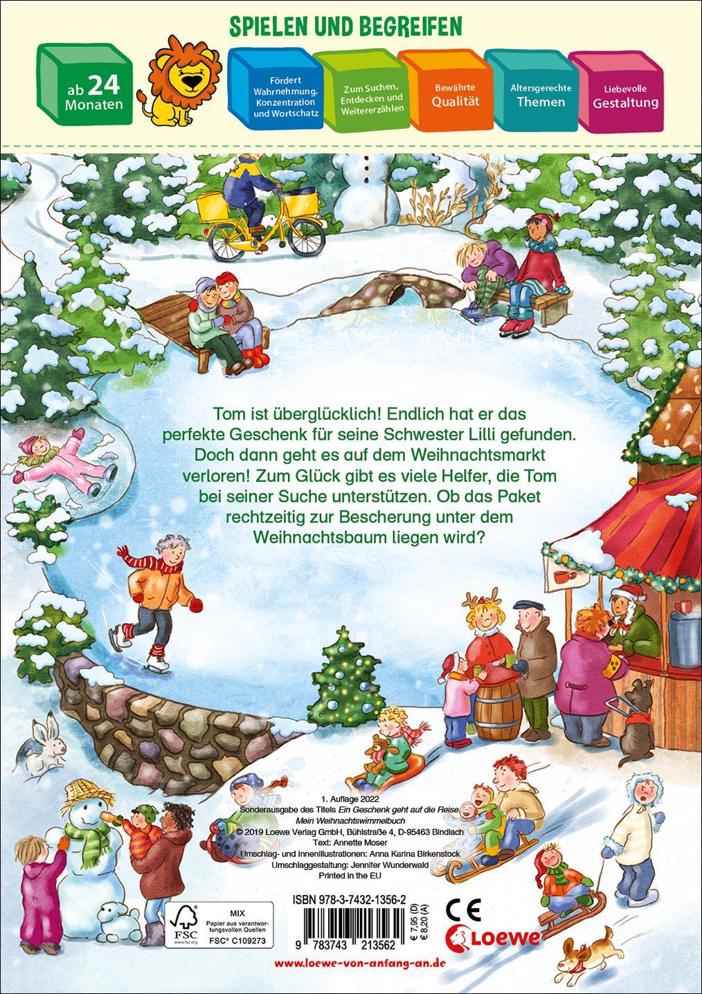 Rückseite: 9783743213562 | Mein liebstes Weihnachts-Wimmelbuch | Annette Moser | Buch | 16 S.