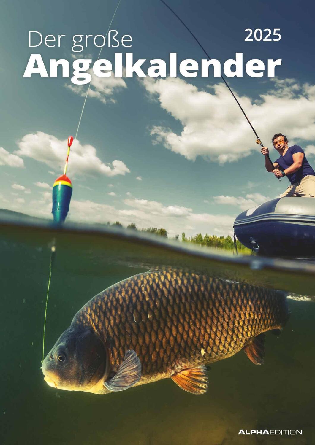 Cover: 4251732342081 | Der große Angelkalender 2025 - Bildkalender A3 (29,7x42 cm) - mit...